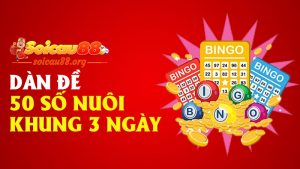Dàn đề 50 số nuôi khung 3 ngày bất bại – số lượng đông nhưng xác suất còn đông hơn